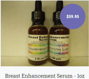 Male Breast Enlargement Serum 1 oz