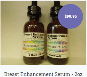 Male Breast Enlargement Serum -2 oz